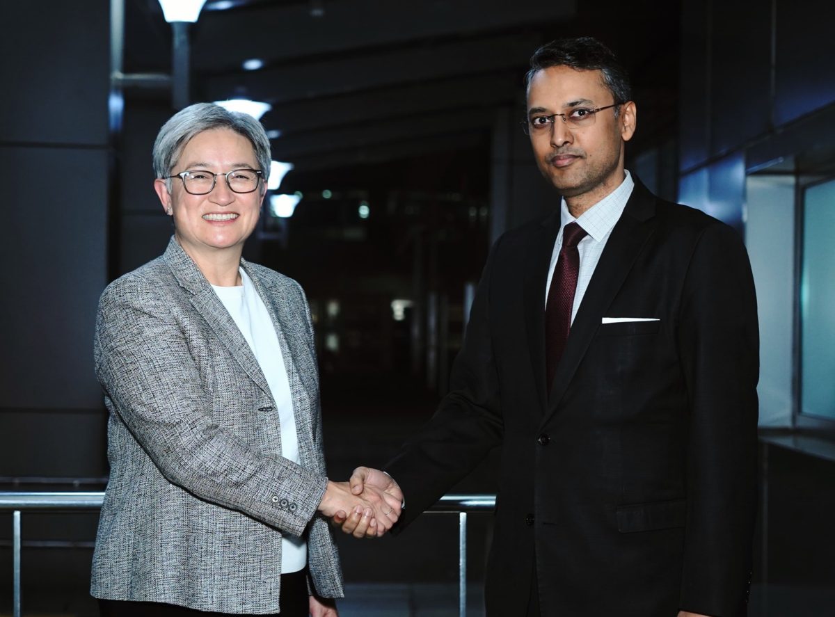 Australian Foreign Minister Penny Wong Arrives in New Delhi