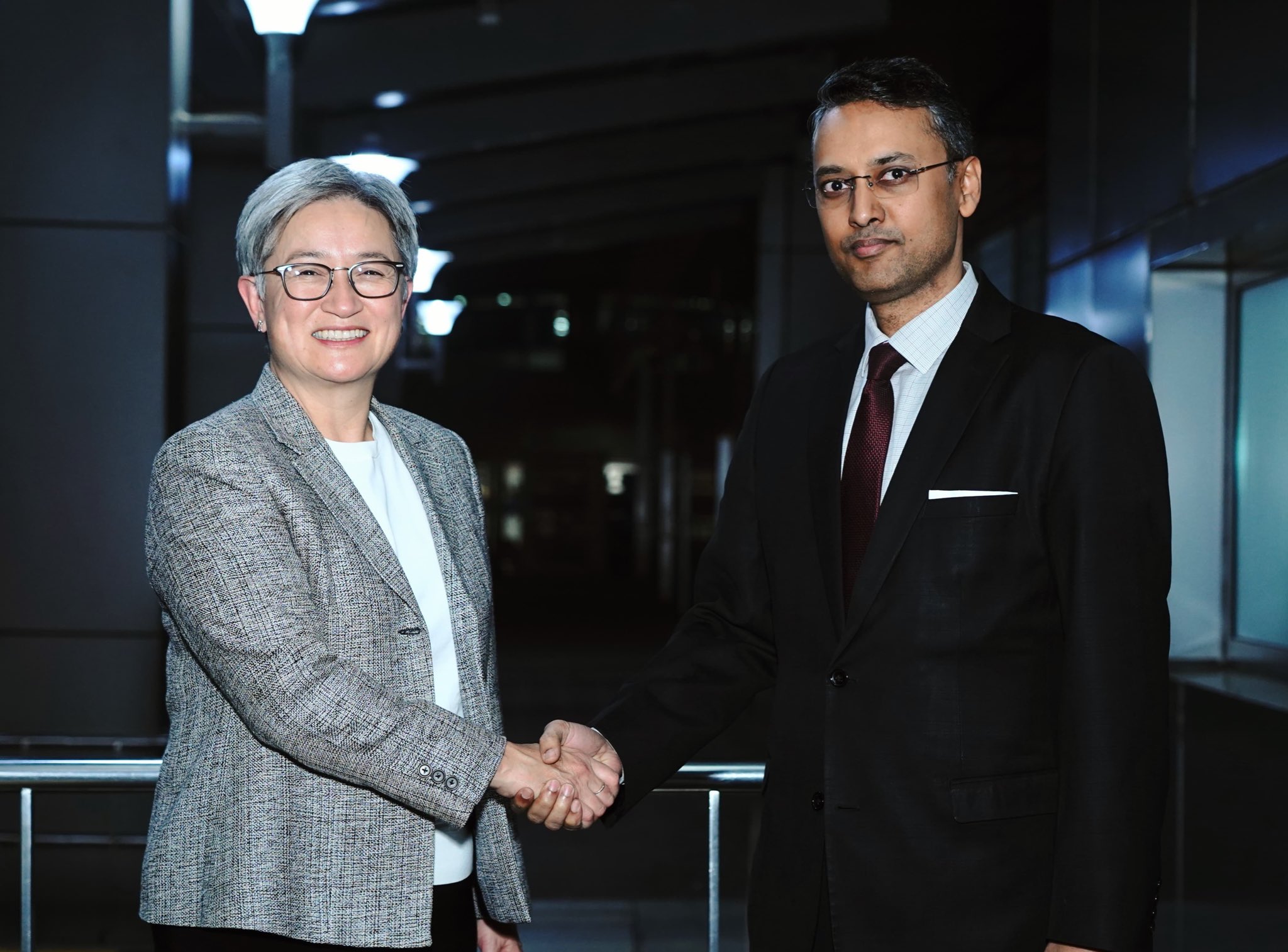 Australian Foreign Minister Penny Wong Arrives in New Delhi