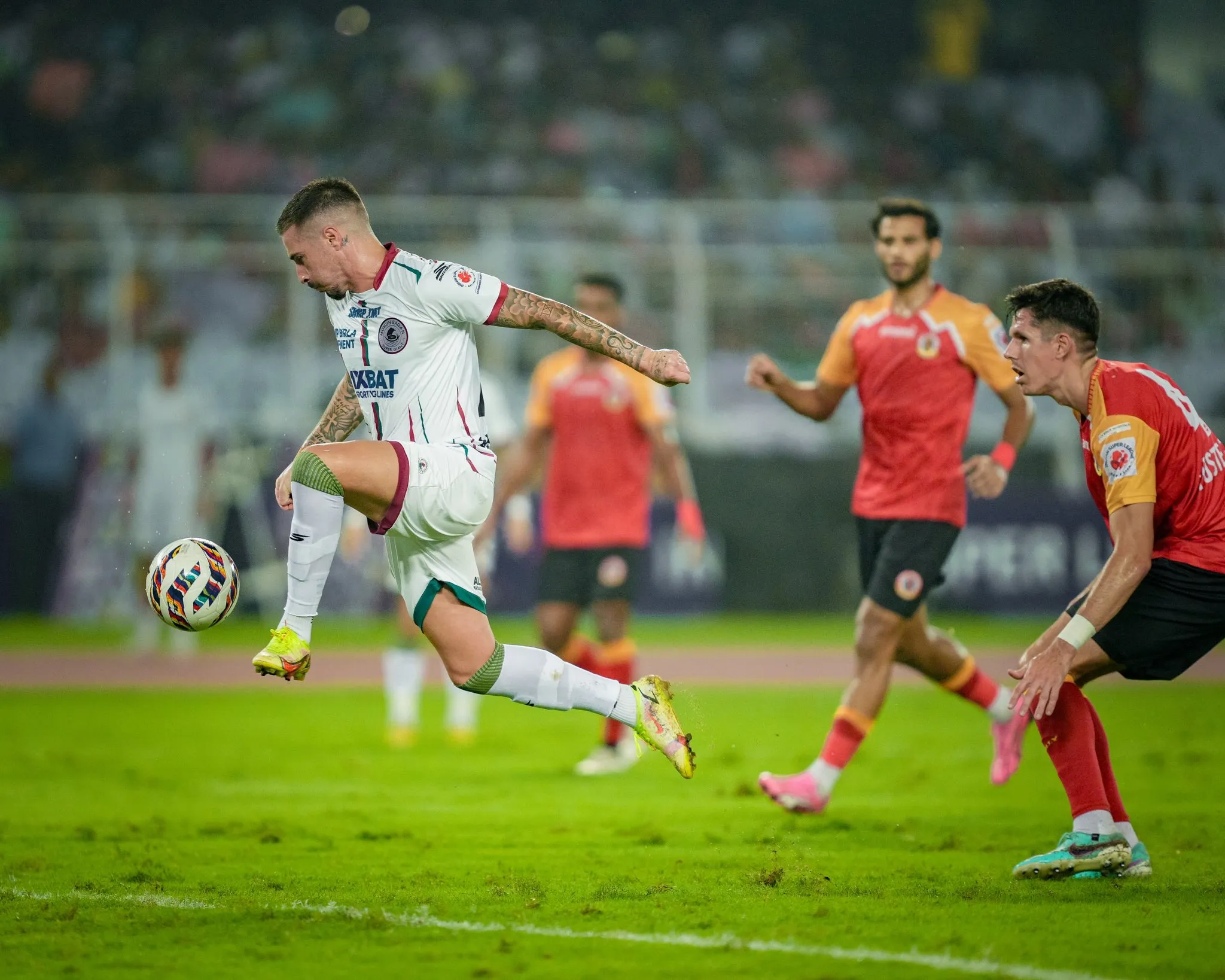 ईस्ट बंगाल एफसी ने मोहन बागान सुपर जायंट्स को हराकर एआईएफएफ सुपर कप सेमीफाइनल में बनायी जगह