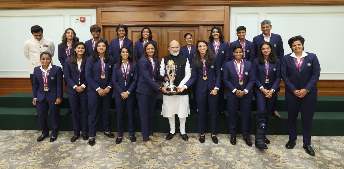 PM Modi Meets Women’s World Cup Winners, Praises Their Fighting Spirit