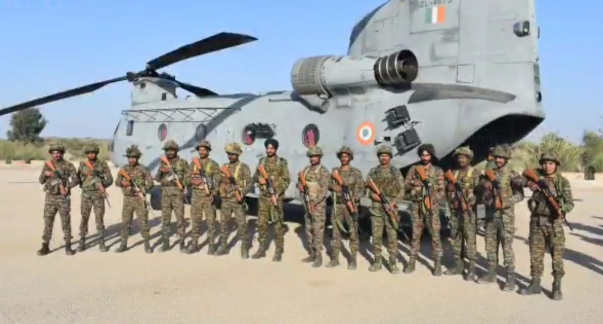 IAF Drone Force Lands Safely in Rajasthan