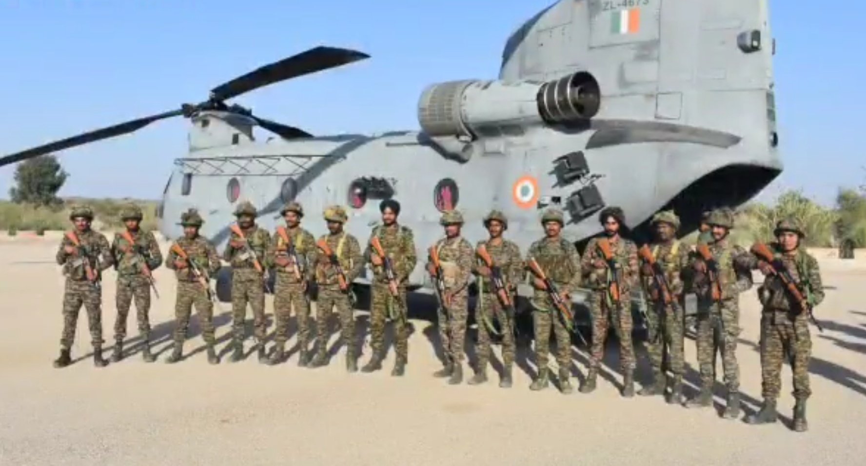 IAF Drone Force Lands Safely in Rajasthan