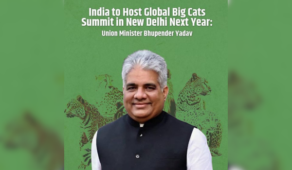 India to Host Global Big Cats Summit in New Delhi Next Year, Announces Bhupender Yadav