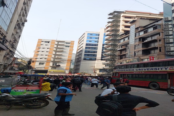 بنگلہ دیش میں آج صبح، پانچ اعشاریہ سات شدت کا زلزلہ آیا۔