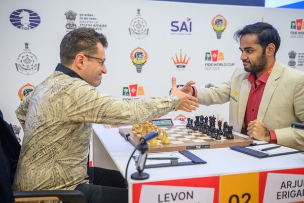 Arjun Erigaisi becomes first Indian to make Chess World Cup quarters