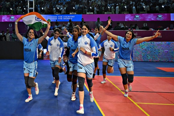 India beat Chinese Taipei 35-28 to win their second consecutive Women’s Kabaddi World Cup