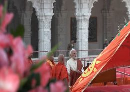 PM Modi hoists Dharm Dhwaja atop Shri Ram Janmabhoomi Mandir in Ayodhya