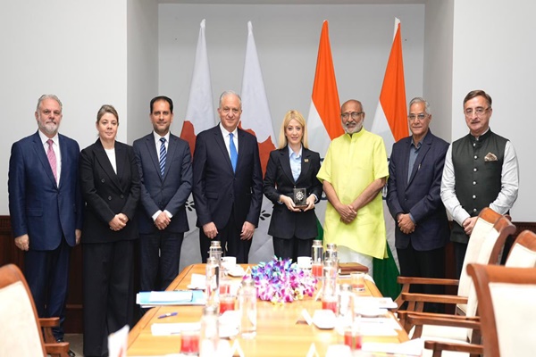 RS Chairman Radhakrishnan meets Cyprus Parliamentary Delegation to strengthen bilateral ties