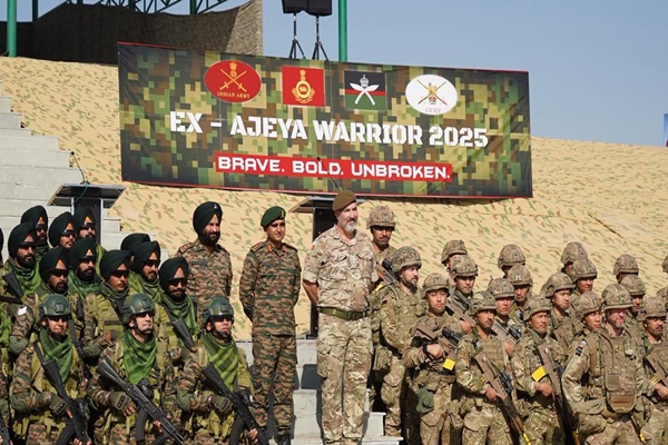 8th India-UK ‘Ajeya Warrior’ Military Exercise Begins in Bikaner