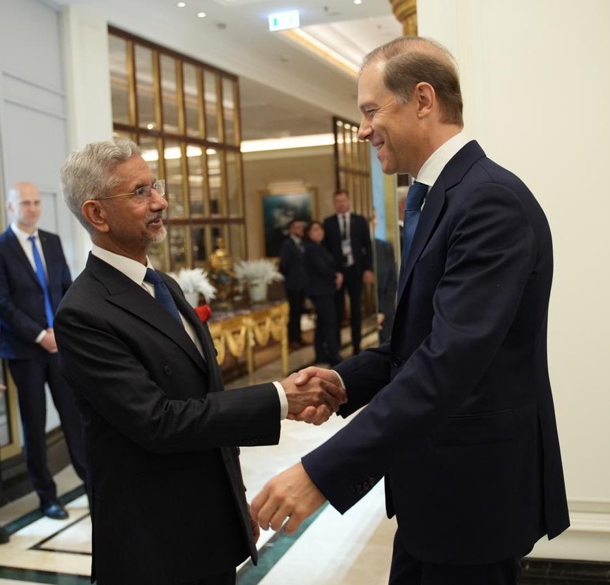 Minister Dr S Jaishankar Meets Russian Deputy PM in Moscow