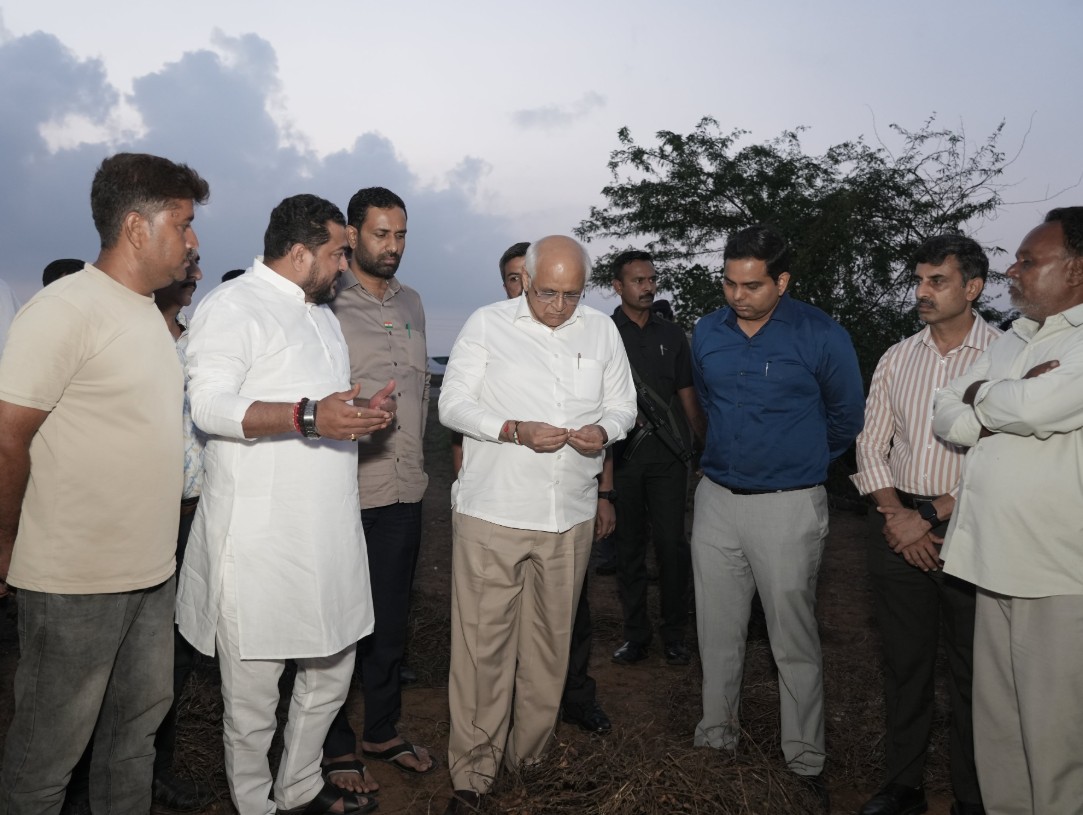 મુખ્યમંત્રી ભૂપેન્દ્ર પટેલની અધ્યક્ષતામાં રાજ્યમાં કમોસમી વરસાદથી થયેલા નુકસાન સહાય અંગે બેઠક યોજાઈ