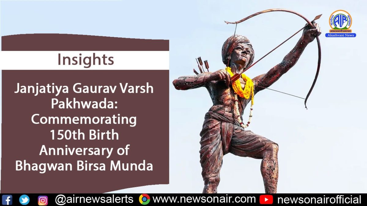Insights – Janjatiya Gaurav Varsh Pakhwada: Commemorating 150th Birth Anniversary of Bhagwan Birsa Munda.
