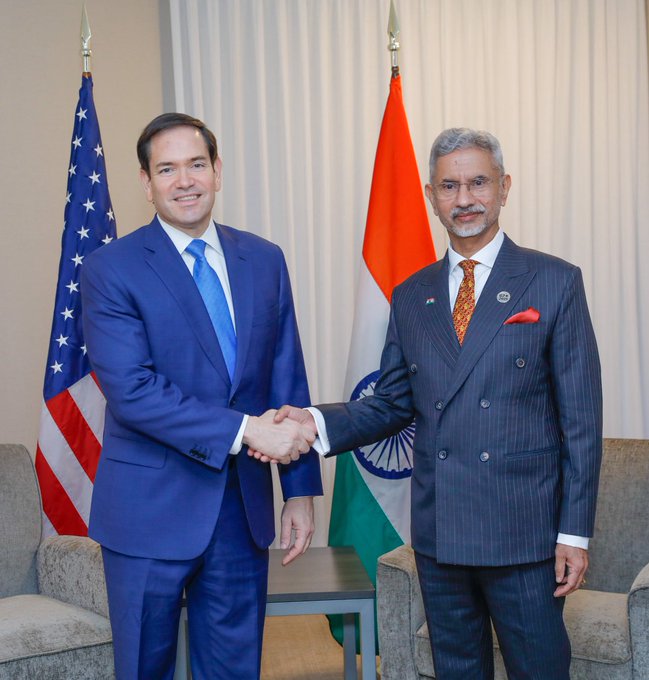 EAM Dr. S. Jaishankar Meets US Secretary of State Marco Rubio in Canada