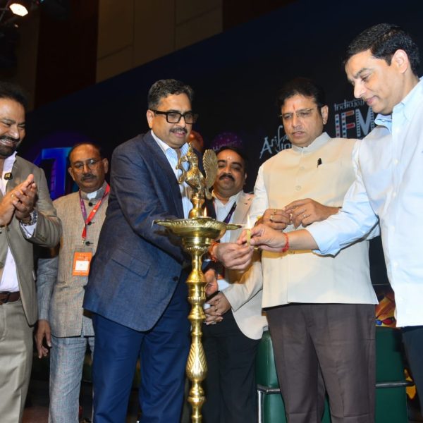 I&B Secretary Sanjay Jaju Inaugurates WAVES Bazaar at IndiaJoy 2025 in Hyderabad