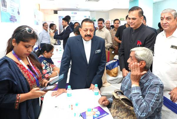 Union Minister Dr. Jitendra Singh Inaugurates Mega Pensioners’ Camp in New Delhi