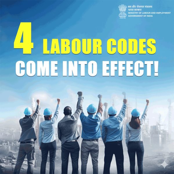 Government Implements Four New Labour Codes