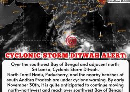Cyclone Ditwah Brings Heavy Rain, Rough Seas to Puducherry & Karaikal