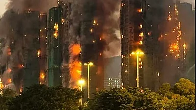 हांगकांग: बहुमंजिला इमारत में लगी भीषण आग में 128 की मौत, 3 दिन का शोक घोषित
