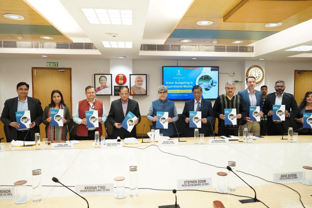 NITI Aayog Releases Report on Water Budgeting for Aspiration Blocks