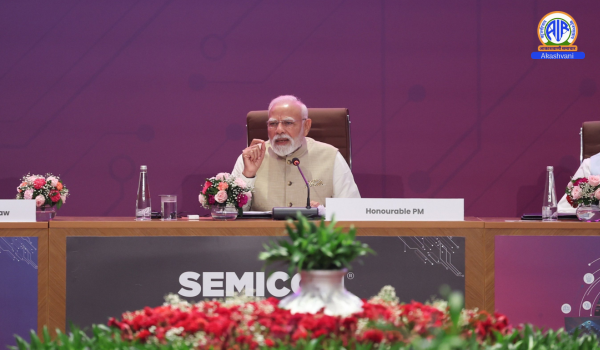 પ્રધાનમંત્રી નરેન્દ્ર મોદીએ જણાવ્યું છે કે દેશ હવે ટેકનોલોજીકલ પરિવર્તનનો પ્રણેતા બન્યો