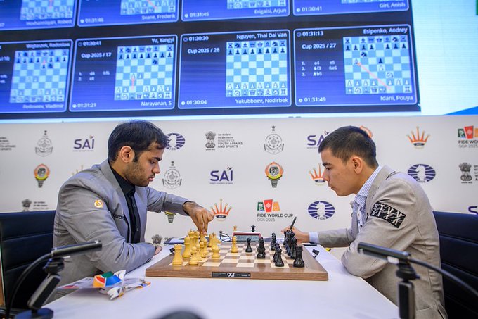 Praggnanandhaa Advances to Fourth Round of FIDE World Cup 2025; Several Indians Head to Tie-Breaks