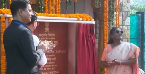 President Droupadi Murmu Inaugurates Infrastructure Project in Dehradun