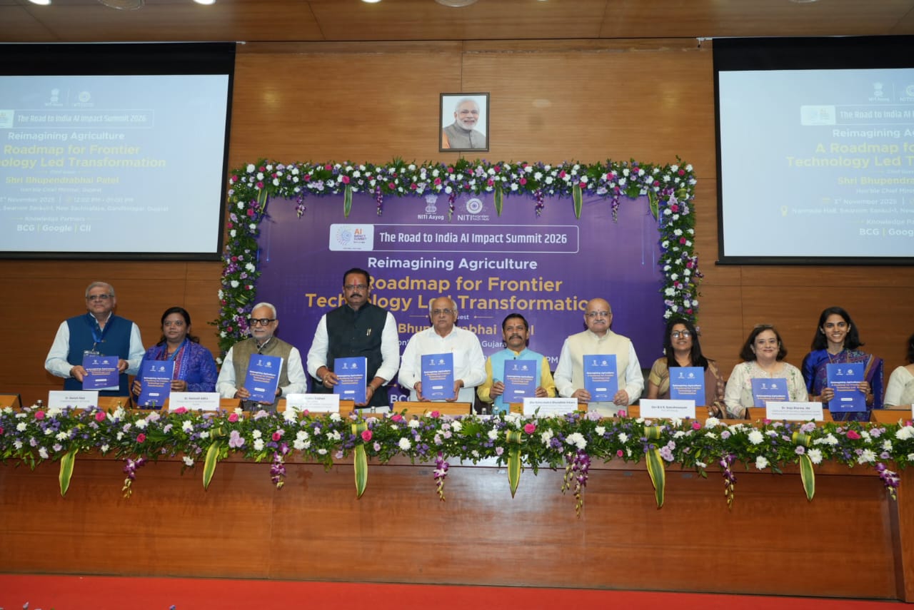 NITI Aayog Launches “Reimagining Agriculture” Roadmap in Gandhinagar to Boost Agri-Tech Innovation