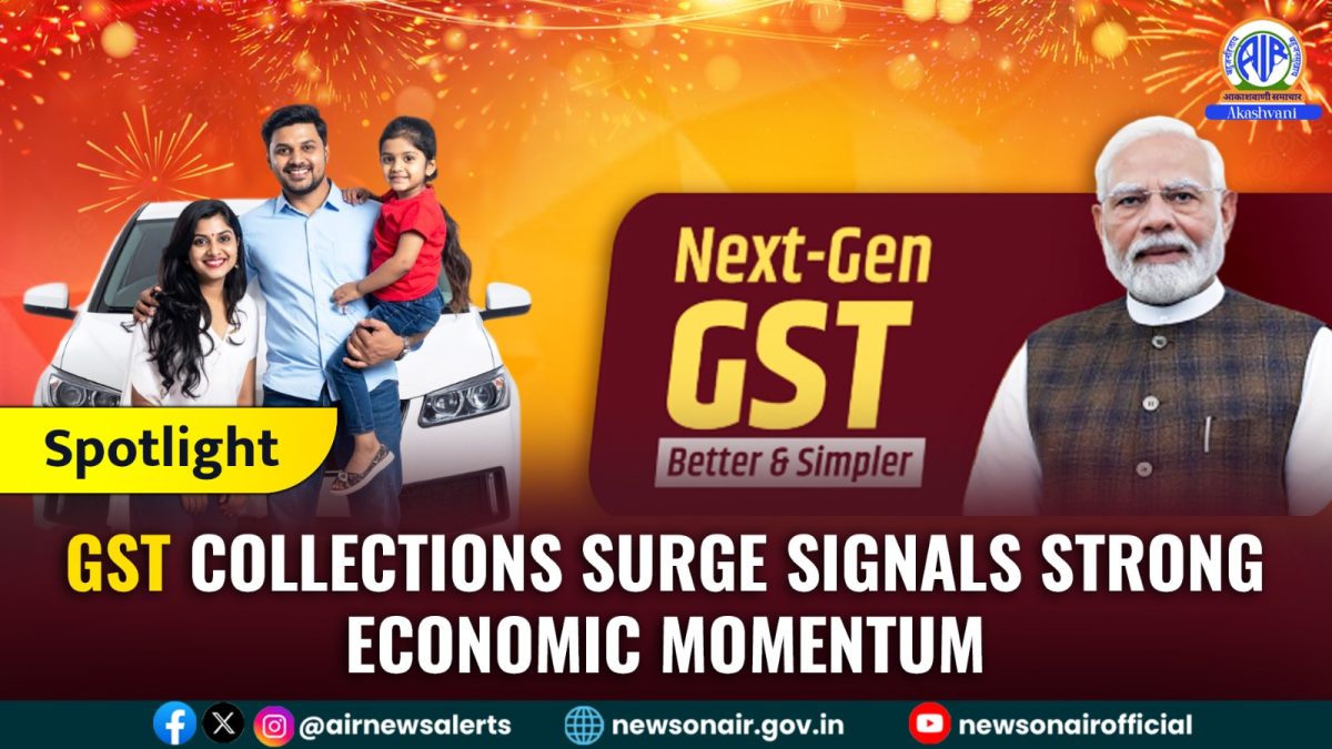 Spotlight : GST Collections Surge Signals Strong Economic Momentum
