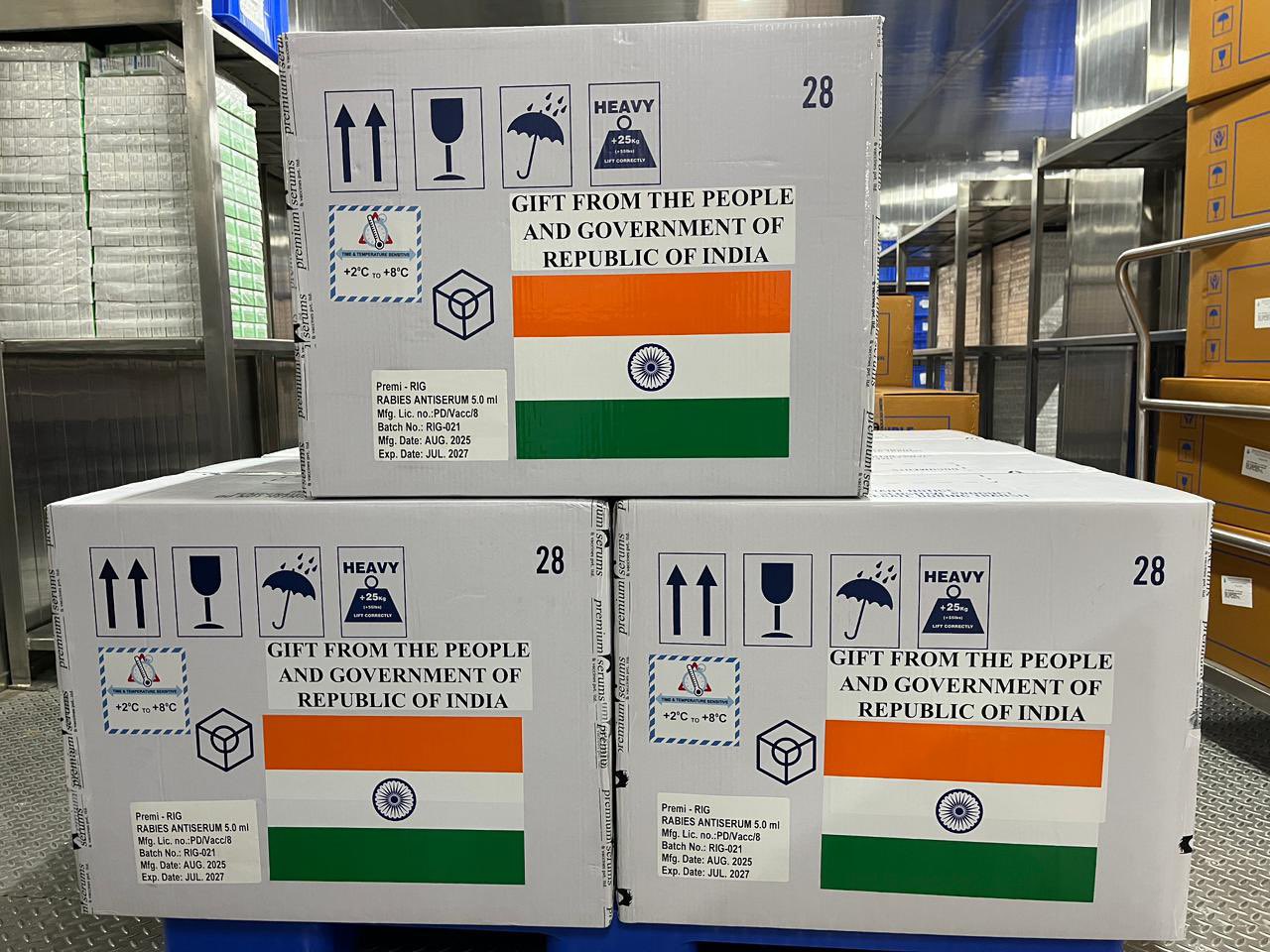 بھارت نے تیمور لستے کو Rabies کے دس ہزار ٹیکے بھیجے ہیں۔