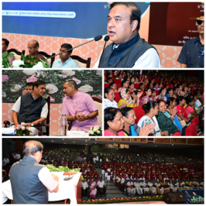 ৰাষ্ট্ৰীয় খাদ্য সুৰক্ষা আইন ২০১৩ৰ অধীনত ৰাজসাহায্যযুক্ত মচুৰ দাইল, চেনি আৰু নিমখ সুলভ মূল্যত যোগান আঁচনিৰ শুভাৰম্ভ