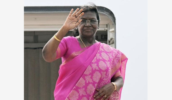 President Murmu Arrives in Angola; to Hold Bilateral Talks with Angolan President Today