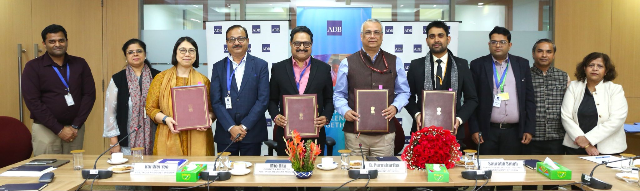 सरकार और एशियाई विकास बैंक ने 80 करोड़ डॉलर से अधिक की परियोजनाओं के 3 ऋण समझौतों पर किए हस्ताक्षर