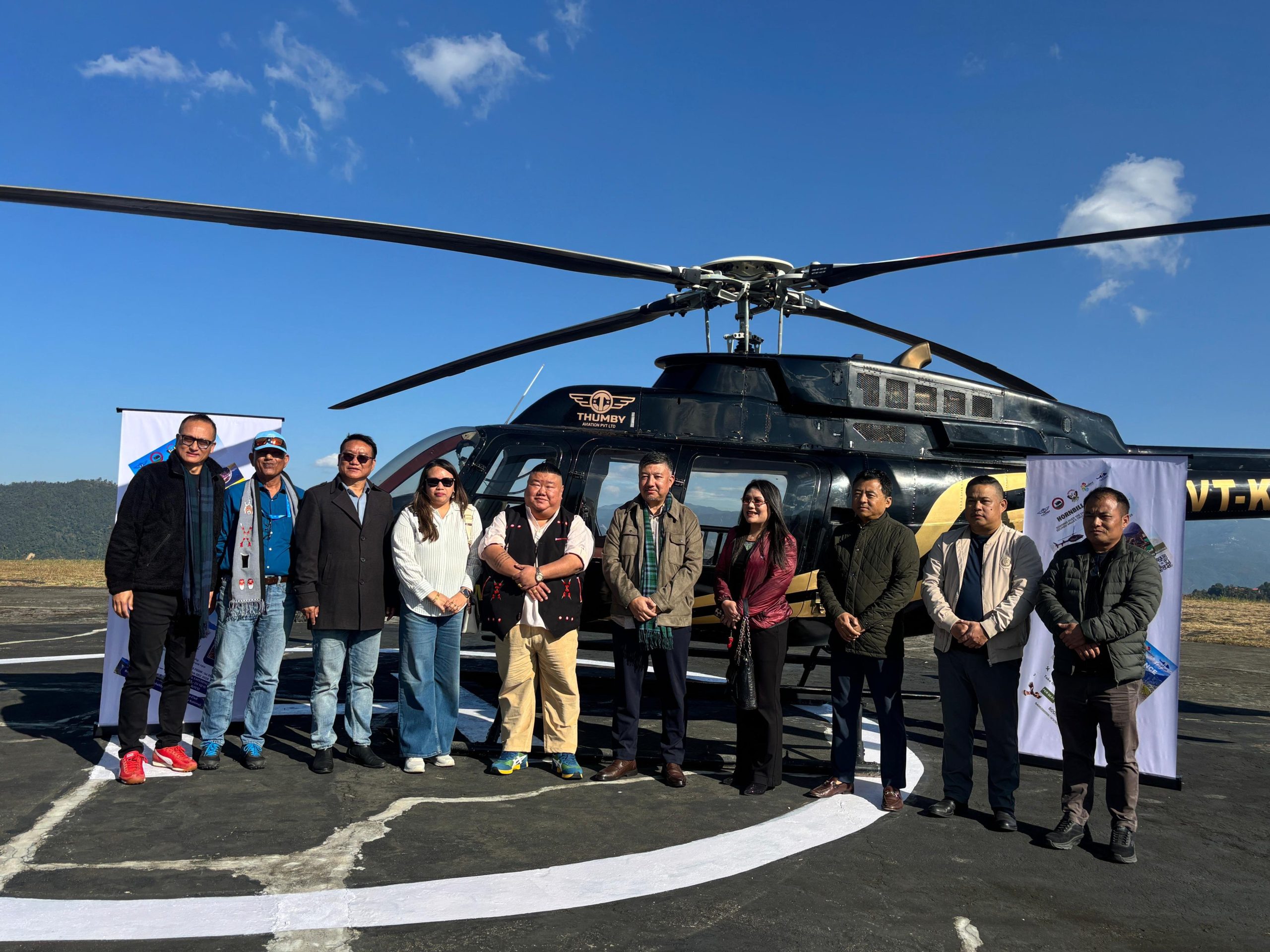 नागालैंड सरकार ने हॉर्नबिल उत्‍सव से पहले शुरू की नई हेलीकॉप्टर सेवा