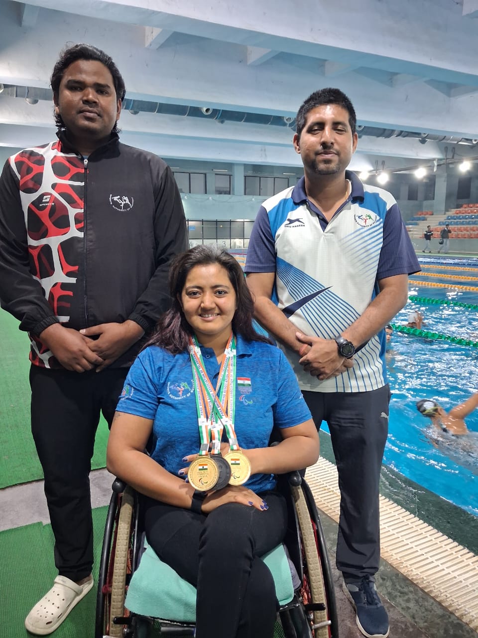 વડોદરાના દિવ્યાંગ તરવૈયા ગરિમા વ્યાસે રાષ્ટ્રીયકક્ષાની સ્પર્ધામાં પાંચ ચંદ્રક જીત્યાં