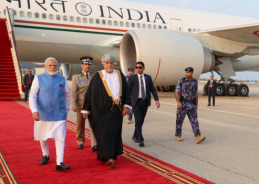 দুদিনীয়া ওমান ভ্রমণসূচীৰে মাচকাটত উপস্থিত প্রধানমন্ত্ৰী মোদী