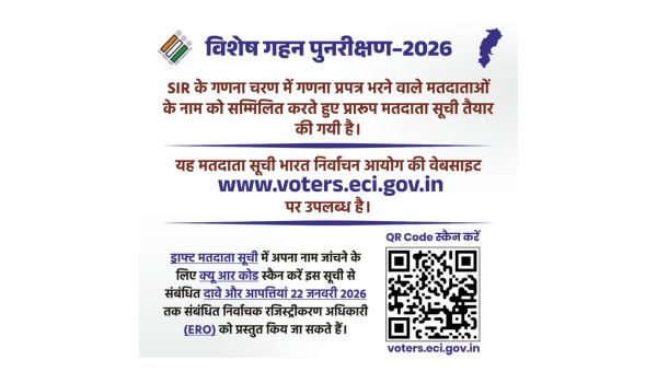 Election Commission publishes draft voter list in Chhattisgarh under SIR exercise