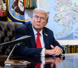 President Donald Trump warns Supreme Court ruling on tariffs could harm US security