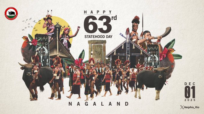 नागालँडचा आज ६३वा स्थापना दिवस