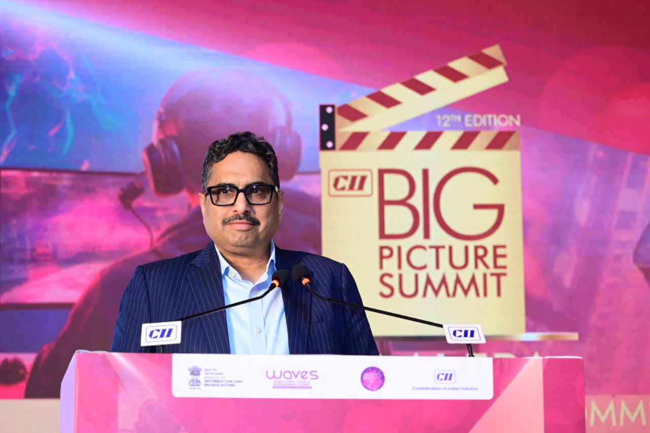I&B Secretary Sanjay Jaju addresses 12th CII Big Picture Summit 2025 in Mumbai
