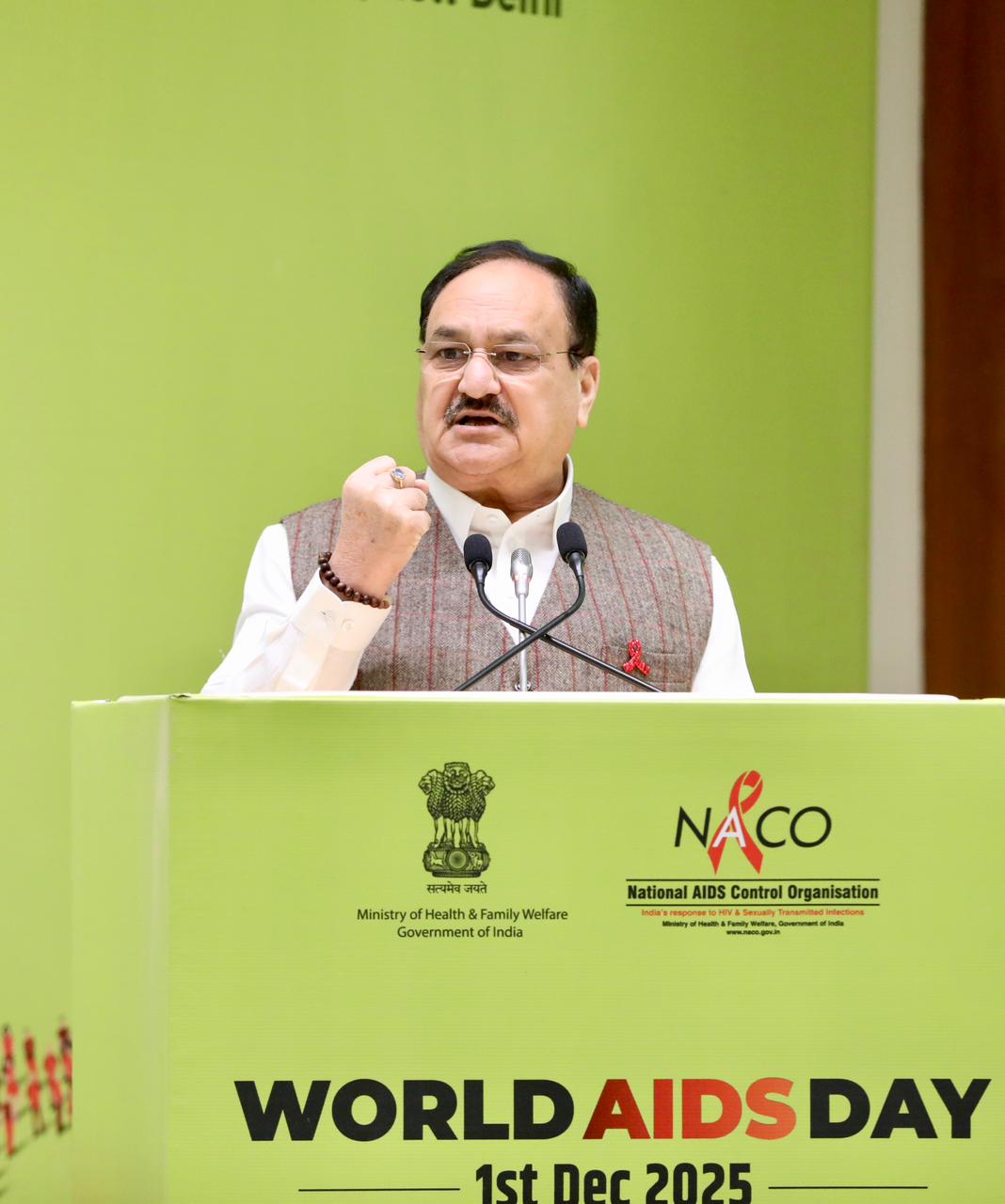 India Records 32% Drop in New HIV Infections, 69% Fall in AIDS-Related Deaths: Union Health Minister