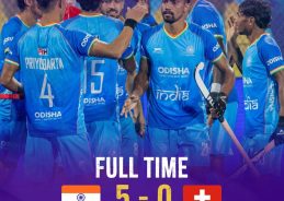 India Thrash Switzerland 5–0 to Enter FIH Junior World Cup Quarterfinals
