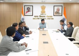DGCA holds review meeting with Civil Aviation Minister Ram Mohan Naidu & senior officials from the ministry