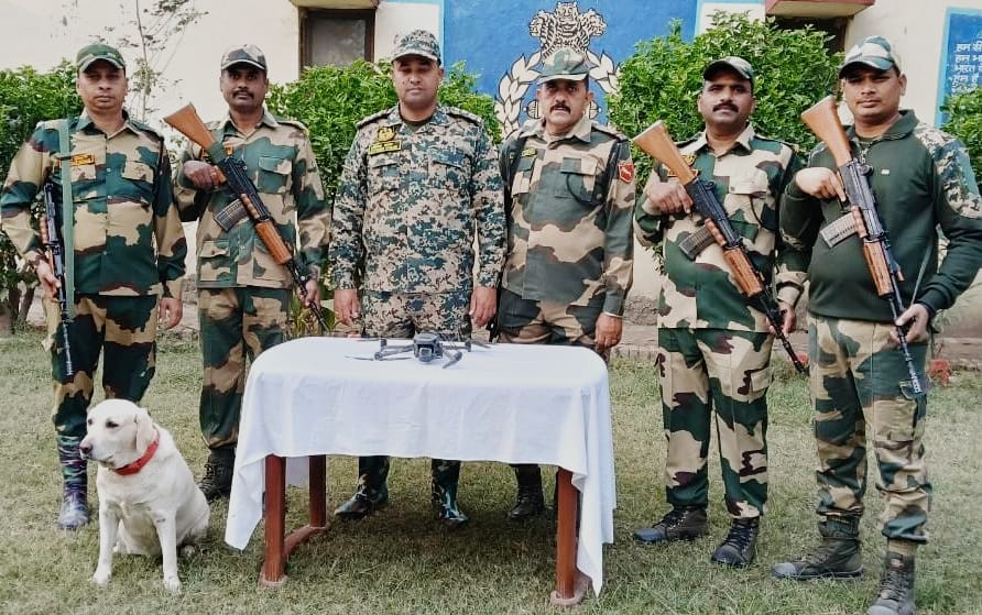 BSF Shoots Down Three Pakistani Drones in Punjab; Recovers Heroin Near Border Villages