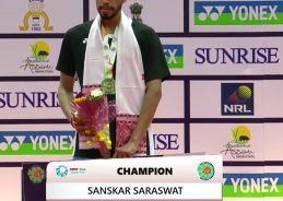 Sanskar Saraswat Clinches Men’s Singles Title at 2025 Guwahati Masters