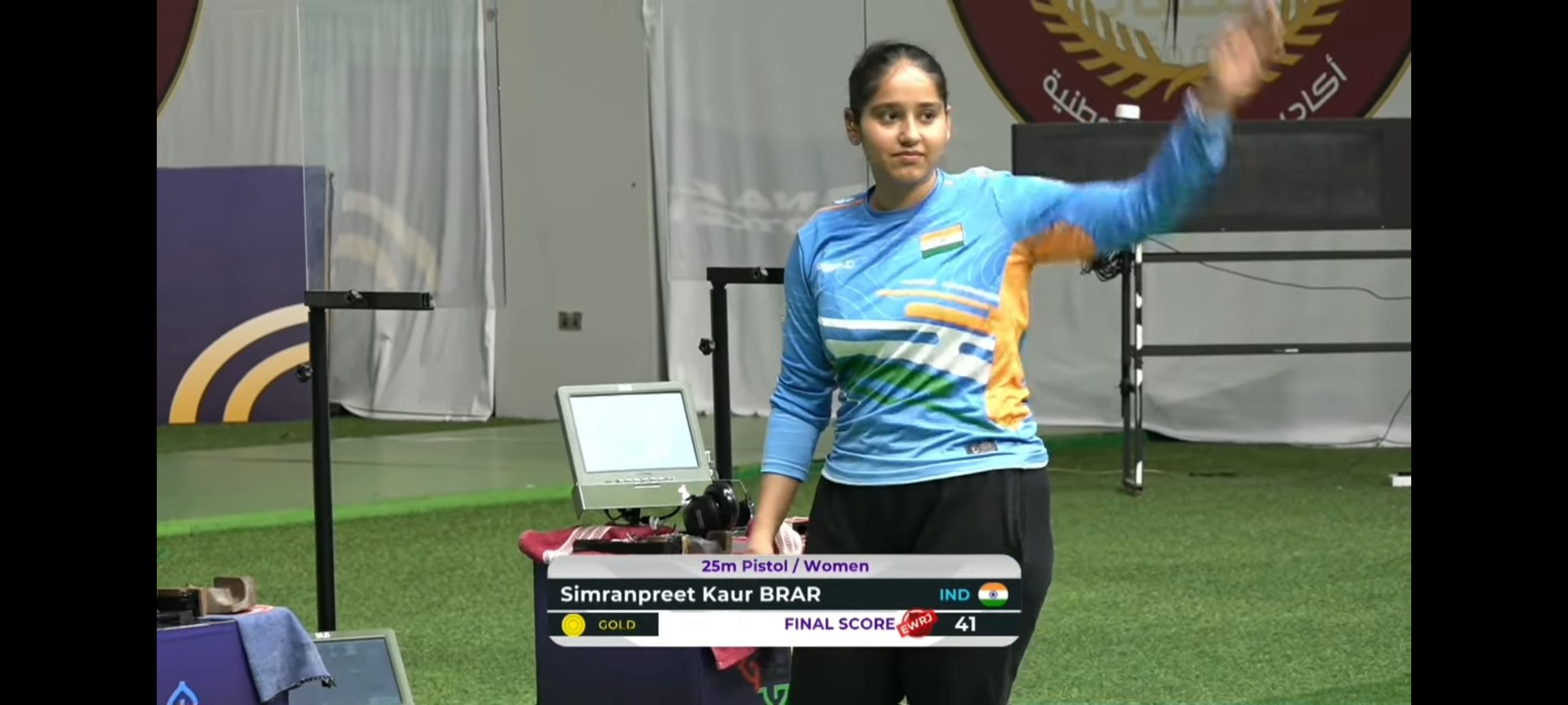 Simranpreet Kaur Brar Wins Gold in Women’s 25m Pistol at ISSF World Cup Final 2025