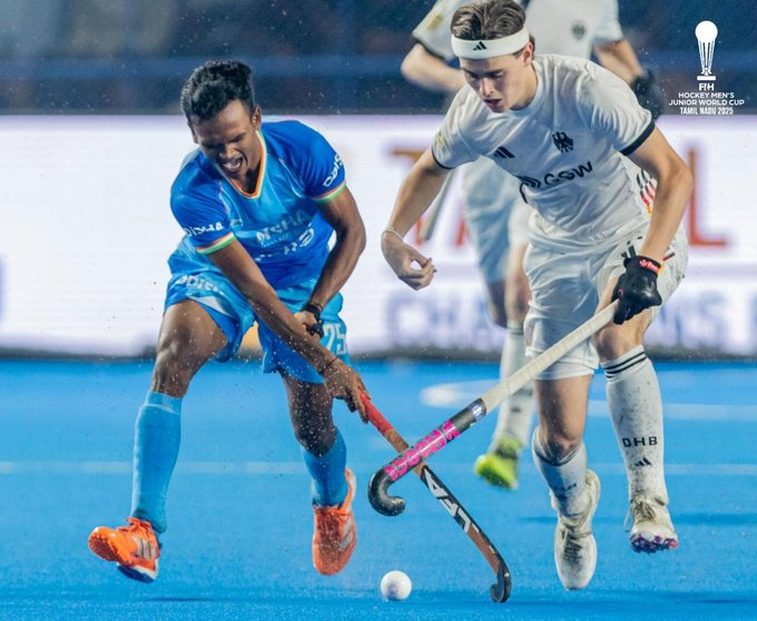 एफआयएच हॉकी पुरुष कनिष्ठ विश्वचषक स्पर्धेच्या उपांत्य फेरीत भारतावर जर्मनची ५-१ अशी मात