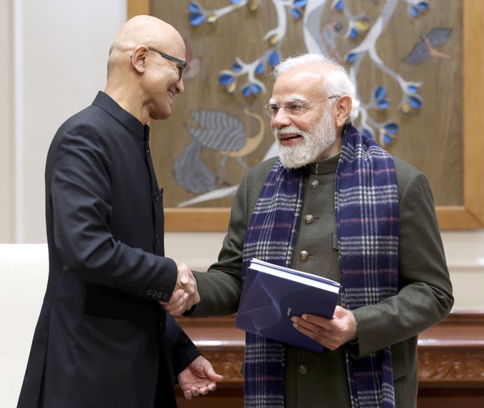 Microsoft announces over $17.5 Billion investment in India; PM Modi welcomes largest-ever investment