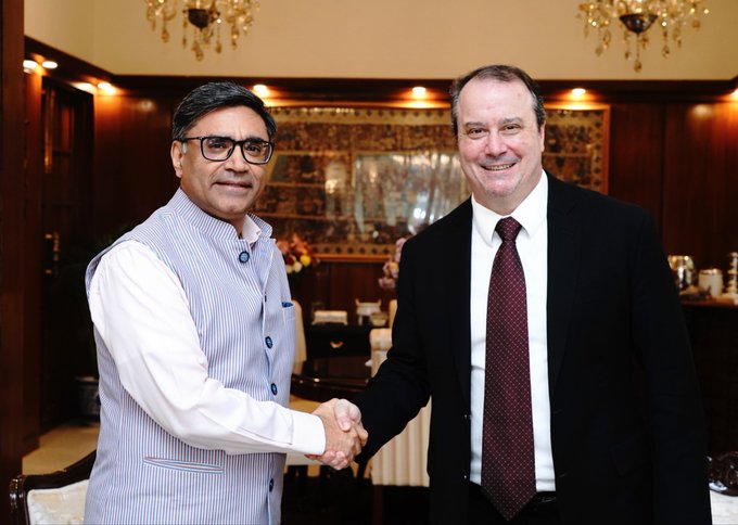 Foreign Secretary Vikram Misri meets U.S. Deputy Trade Representative