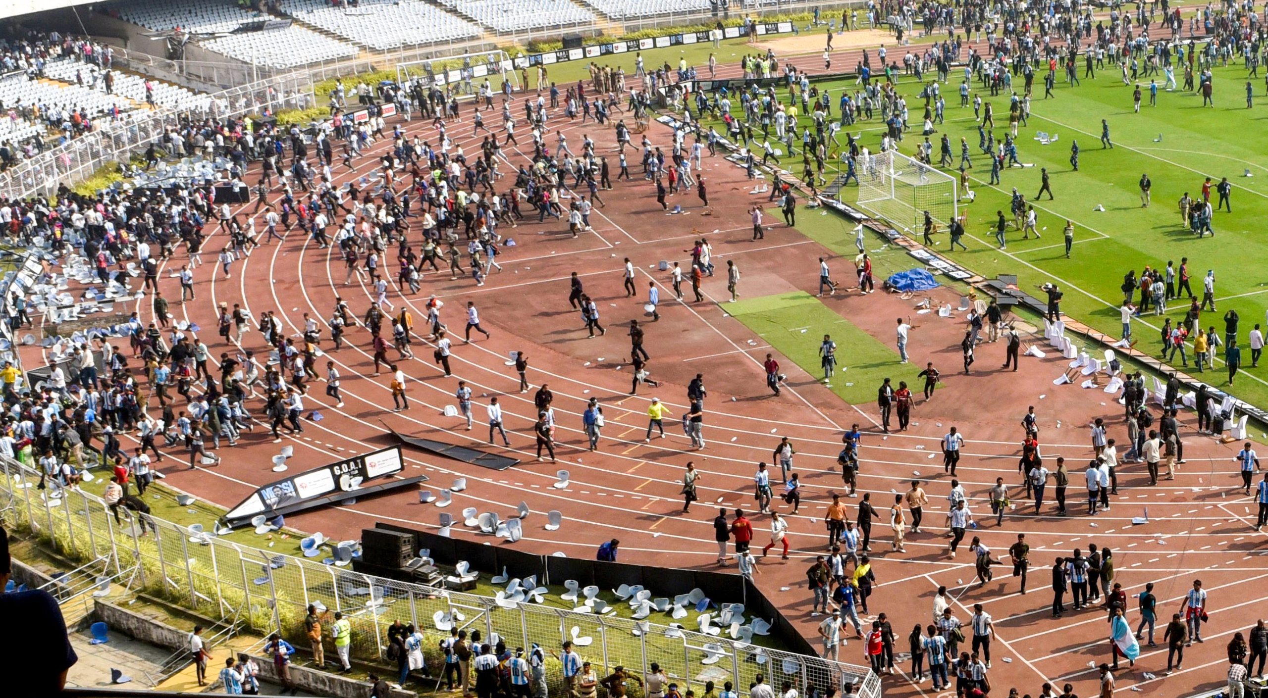 साल्ट लेक में लियोनेल मैसी के कार्यक्रम में अराजकता के बाद आयोजक सतद्रु दत्ता गिरफ्तार