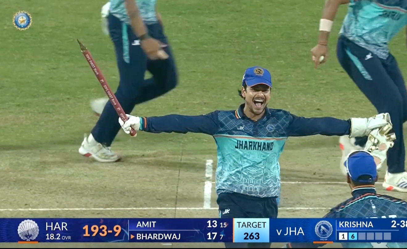 झारखंड ने हरियाणा को 69 रन से हराकर पहली बार सैयद मुश्ताक अली ट्रॉफी जीती